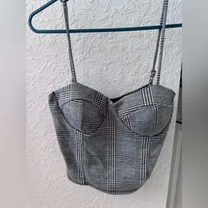 Plaid Crop top